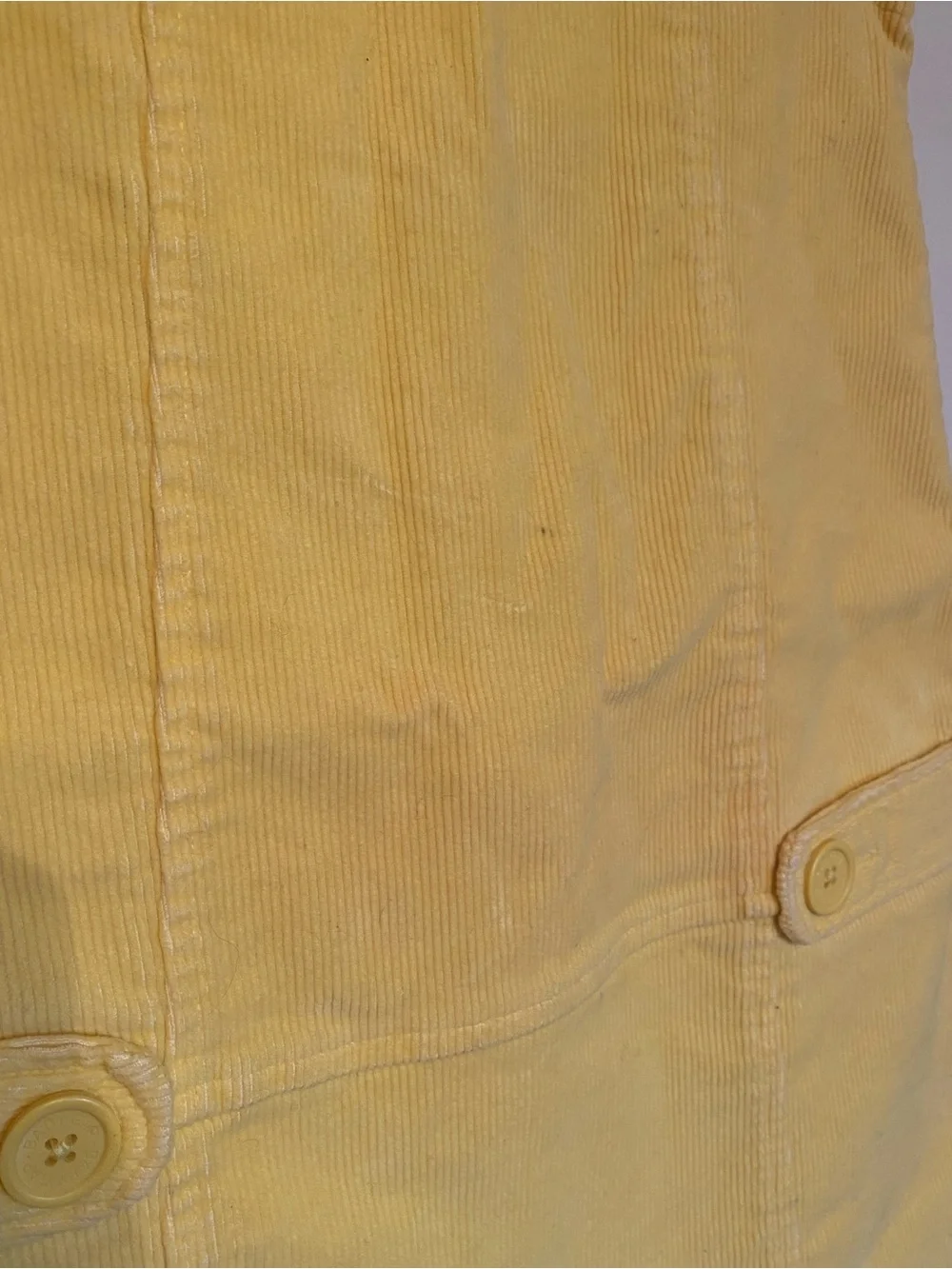 GAP Yellow Corduroy Pinafore Dress for Girls